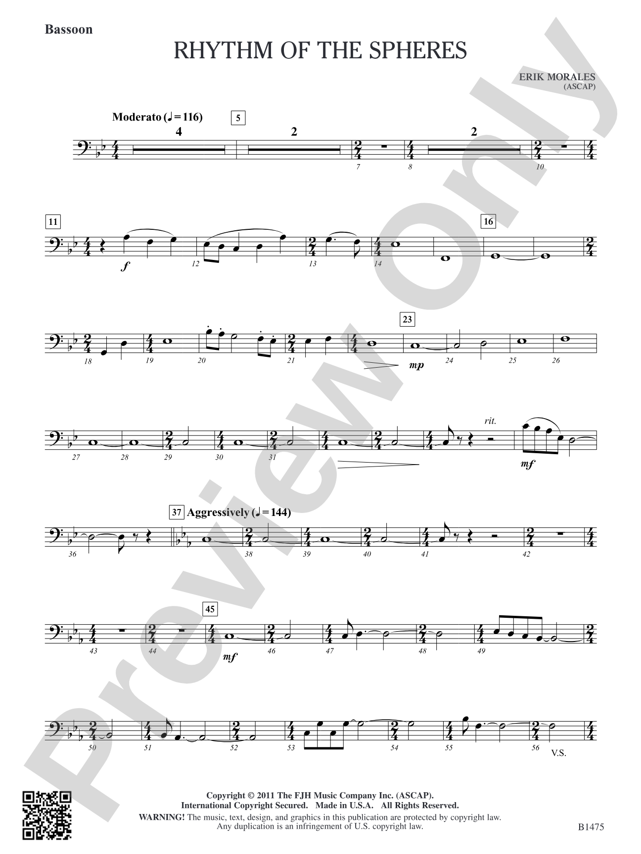 Rhythm of the Spheres: Bassoon