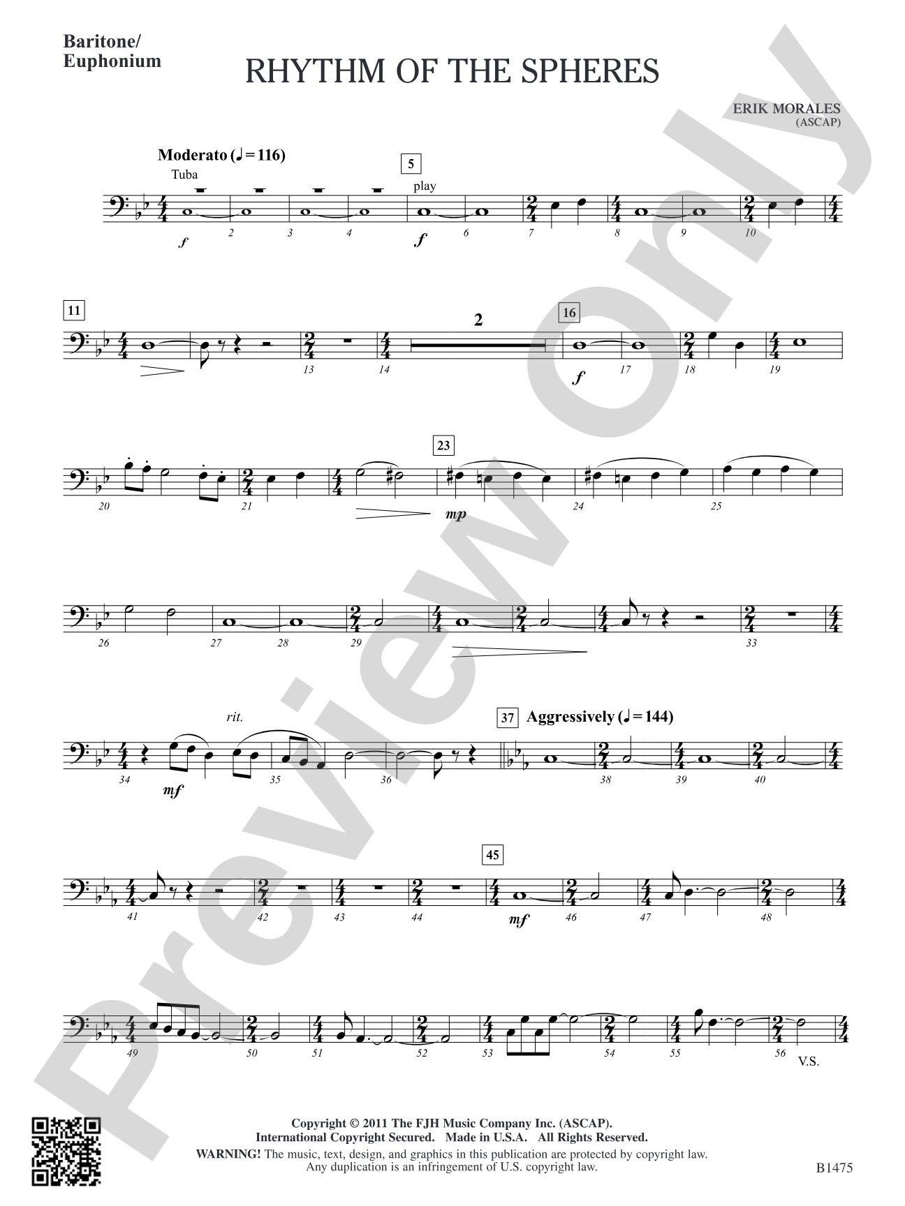 Rhythm of the Spheres: Baritone/Euphonium