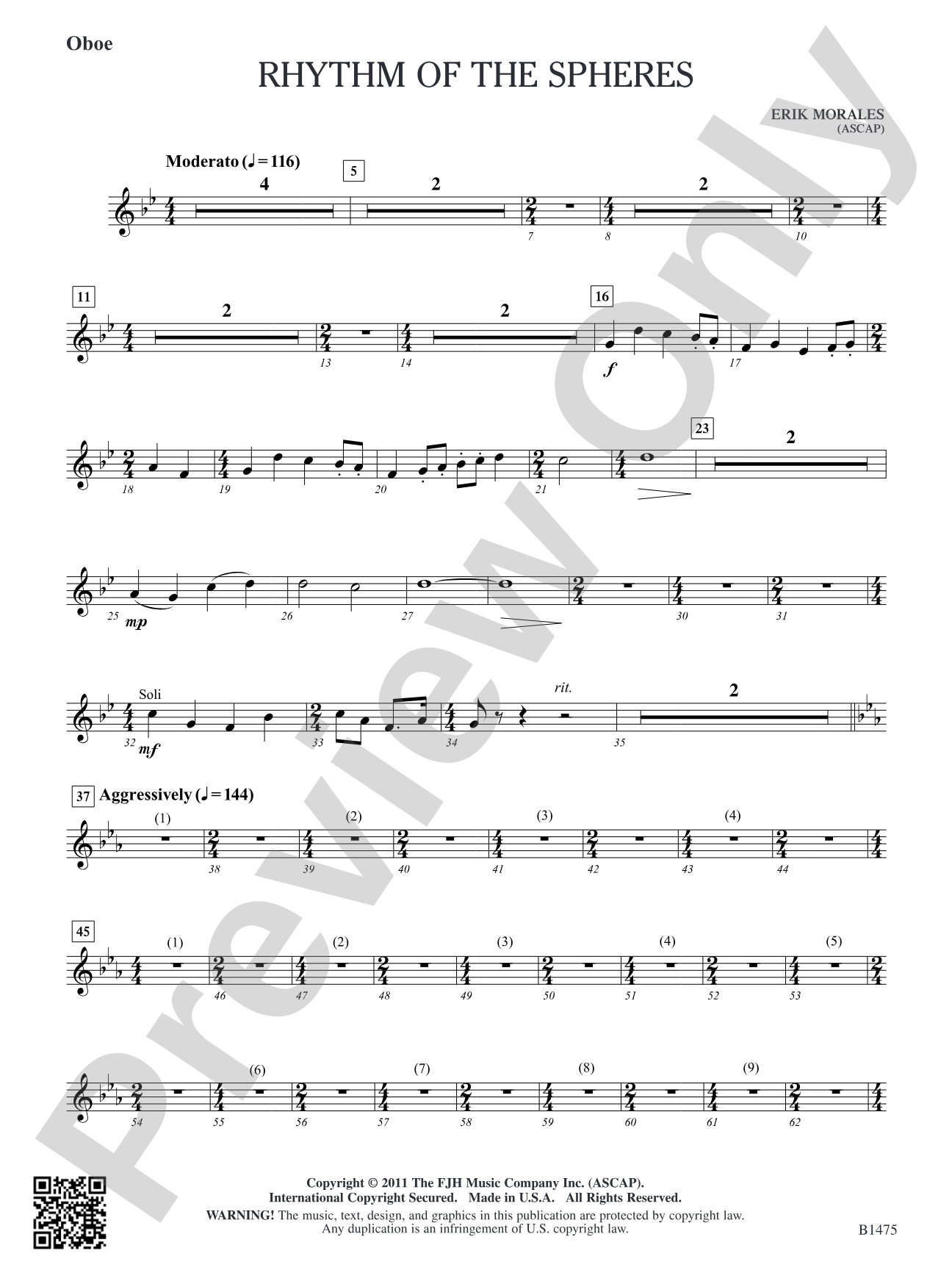 Rhythm of the Spheres: Oboe