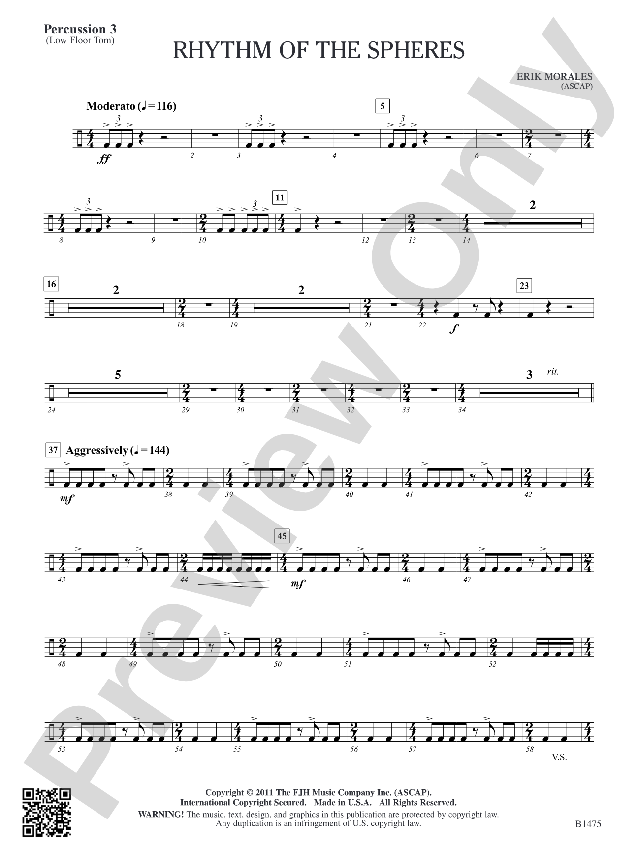 Rhythm of the Spheres: Percussion 3