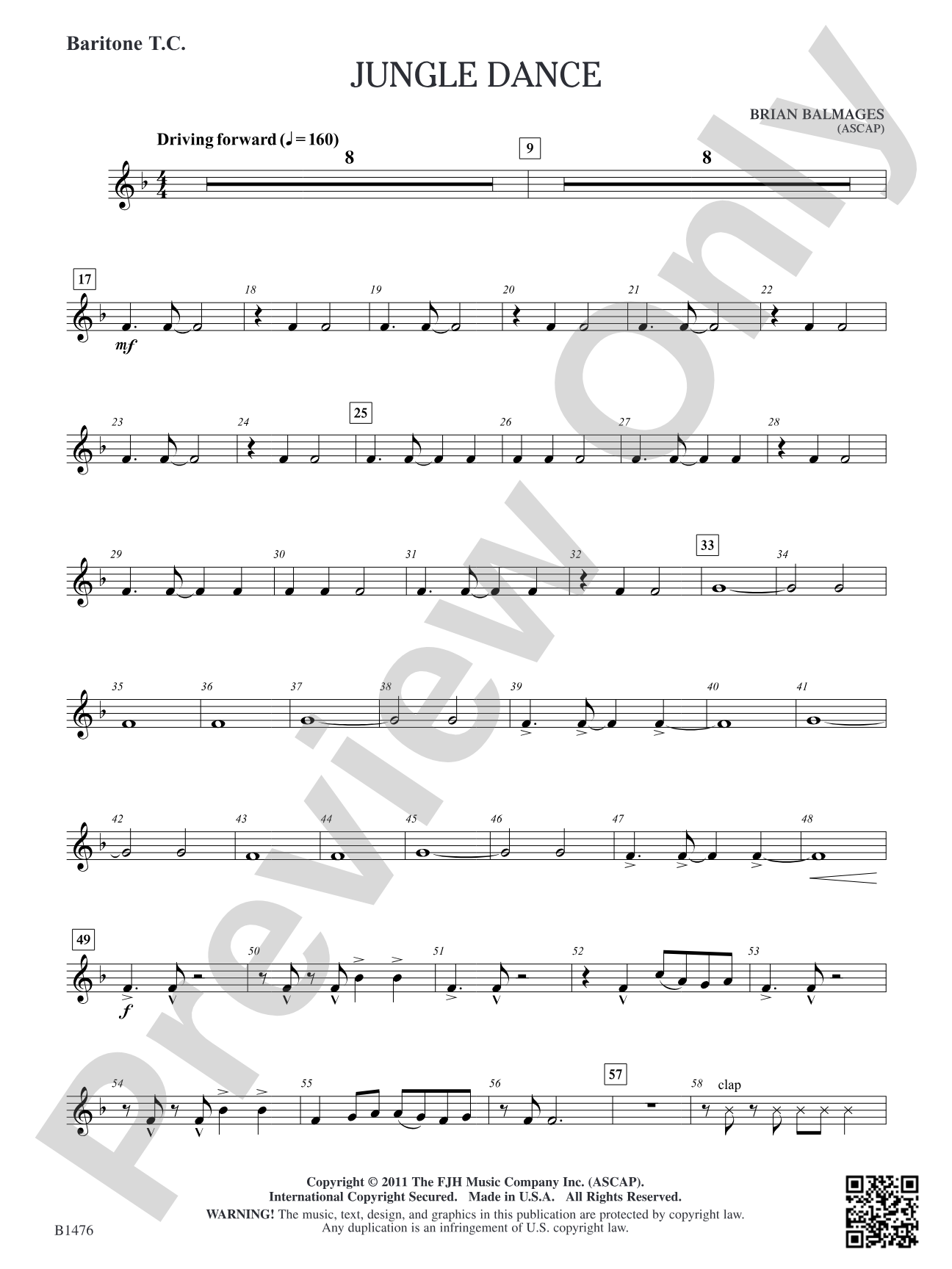 Jungle Dance: Baritone T.C.