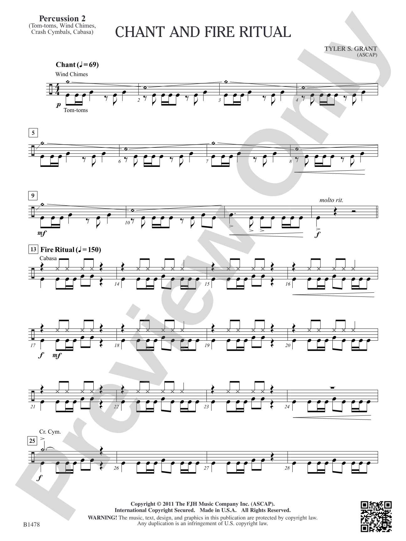 Chant and Fire Ritual: Percussion 2