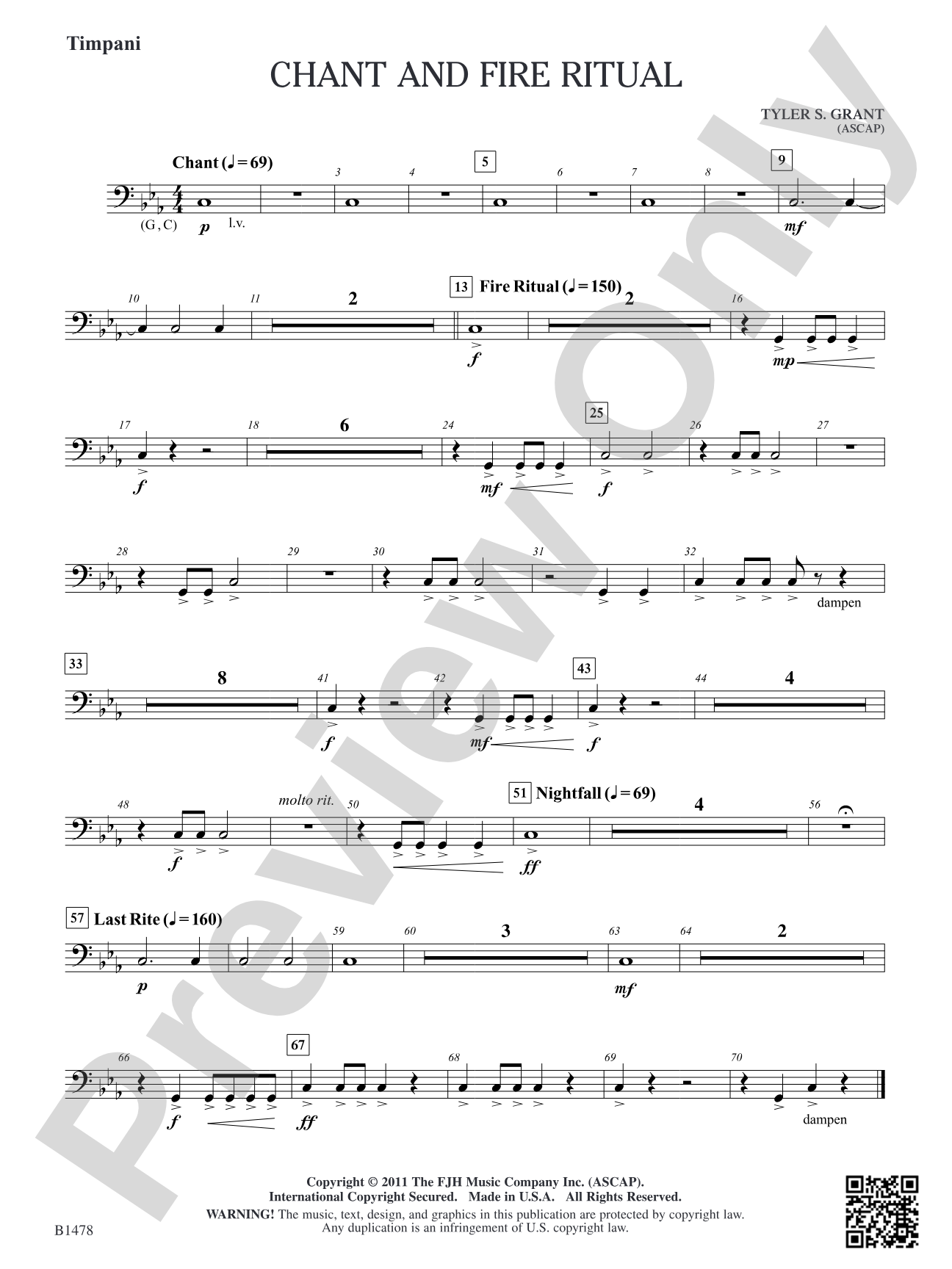 Chant and Fire Ritual: Timpani