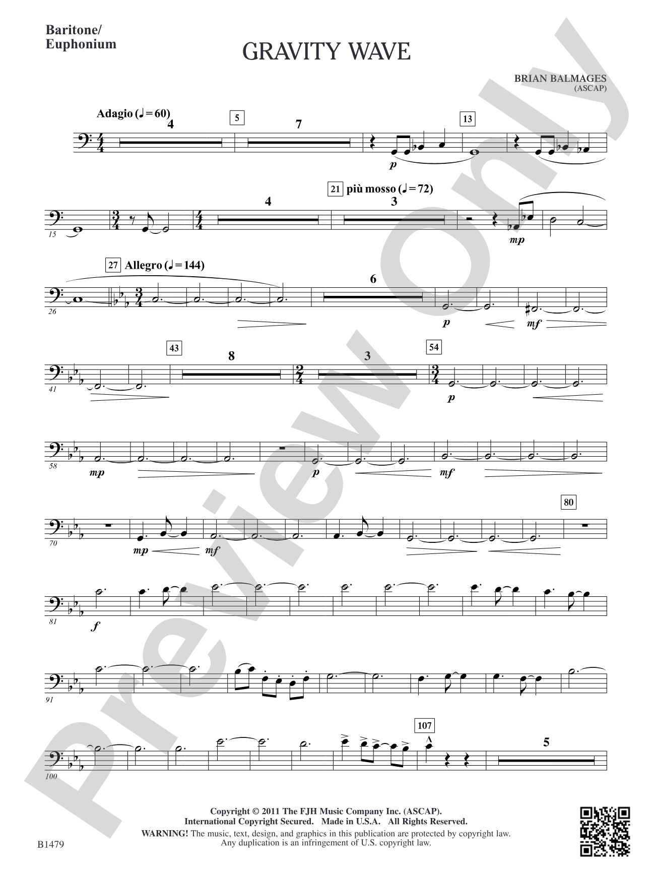 Gravity Wave: Baritone/Euphonium