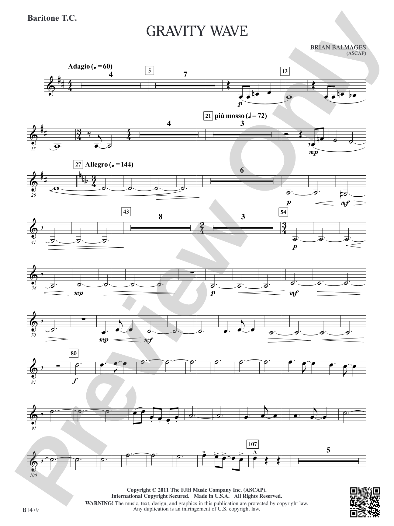 Gravity Wave: Baritone T.C.