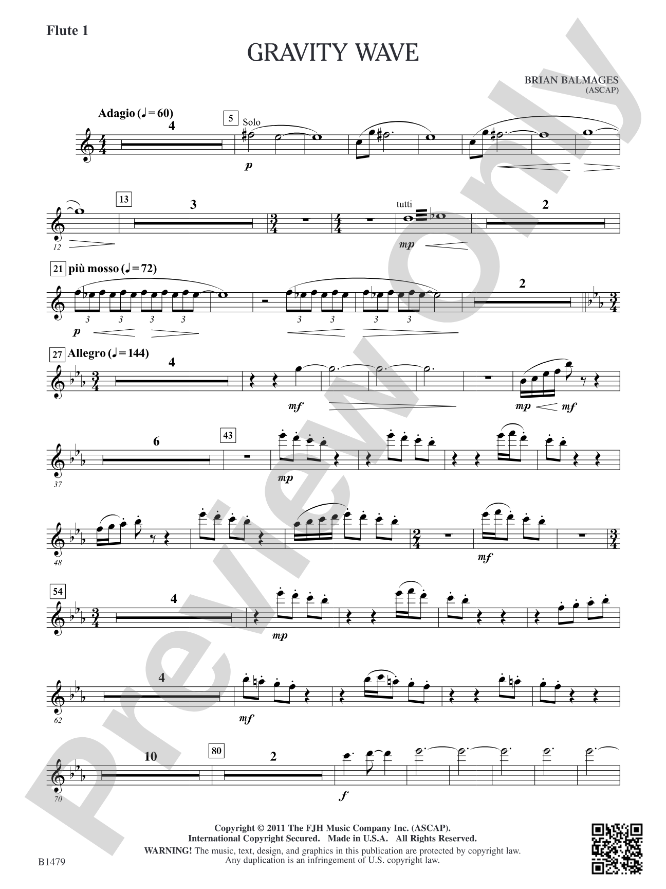 Gravity Wave: Flute 1