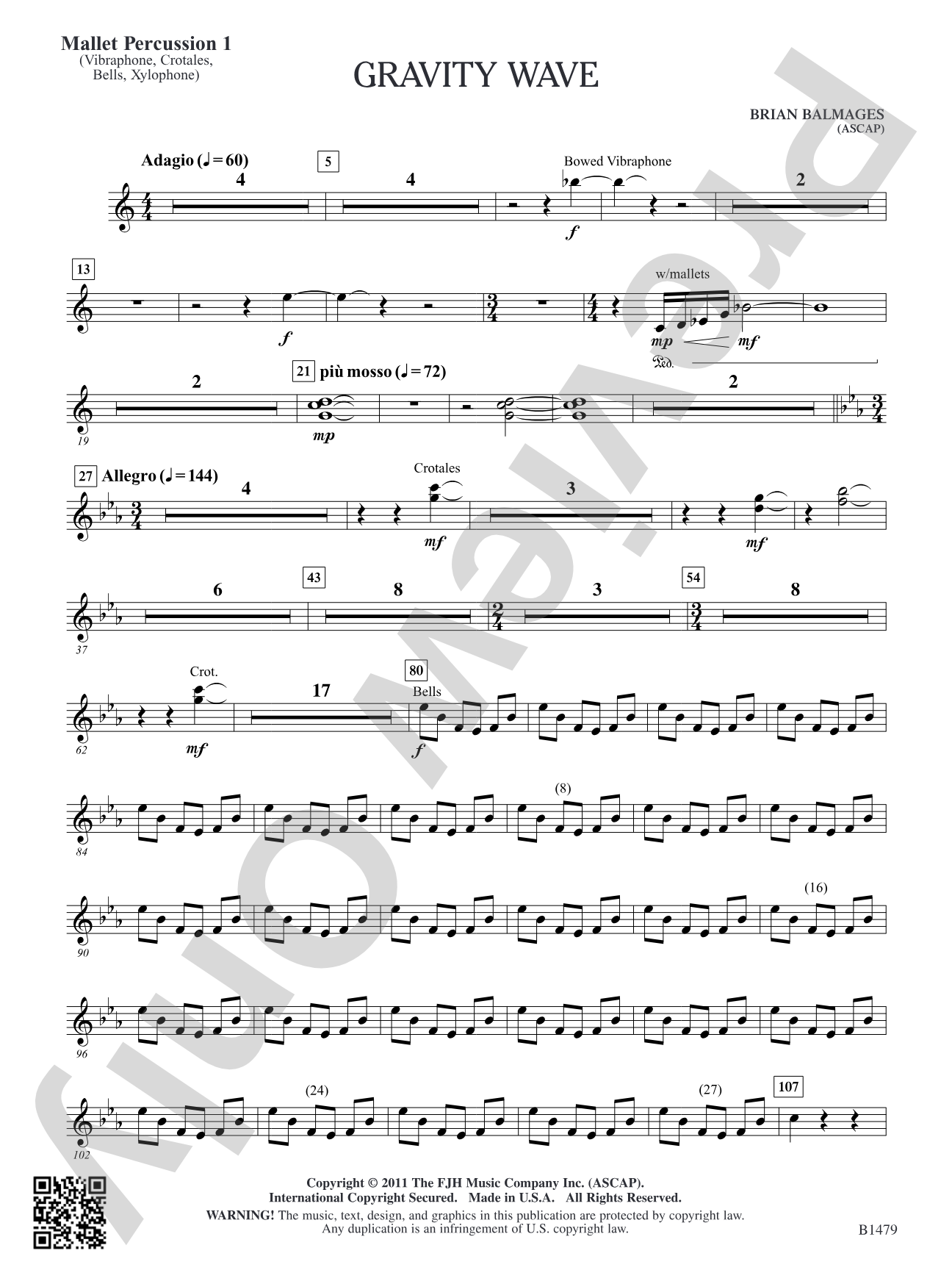 Gravity Wave: Mallet Percussion 1