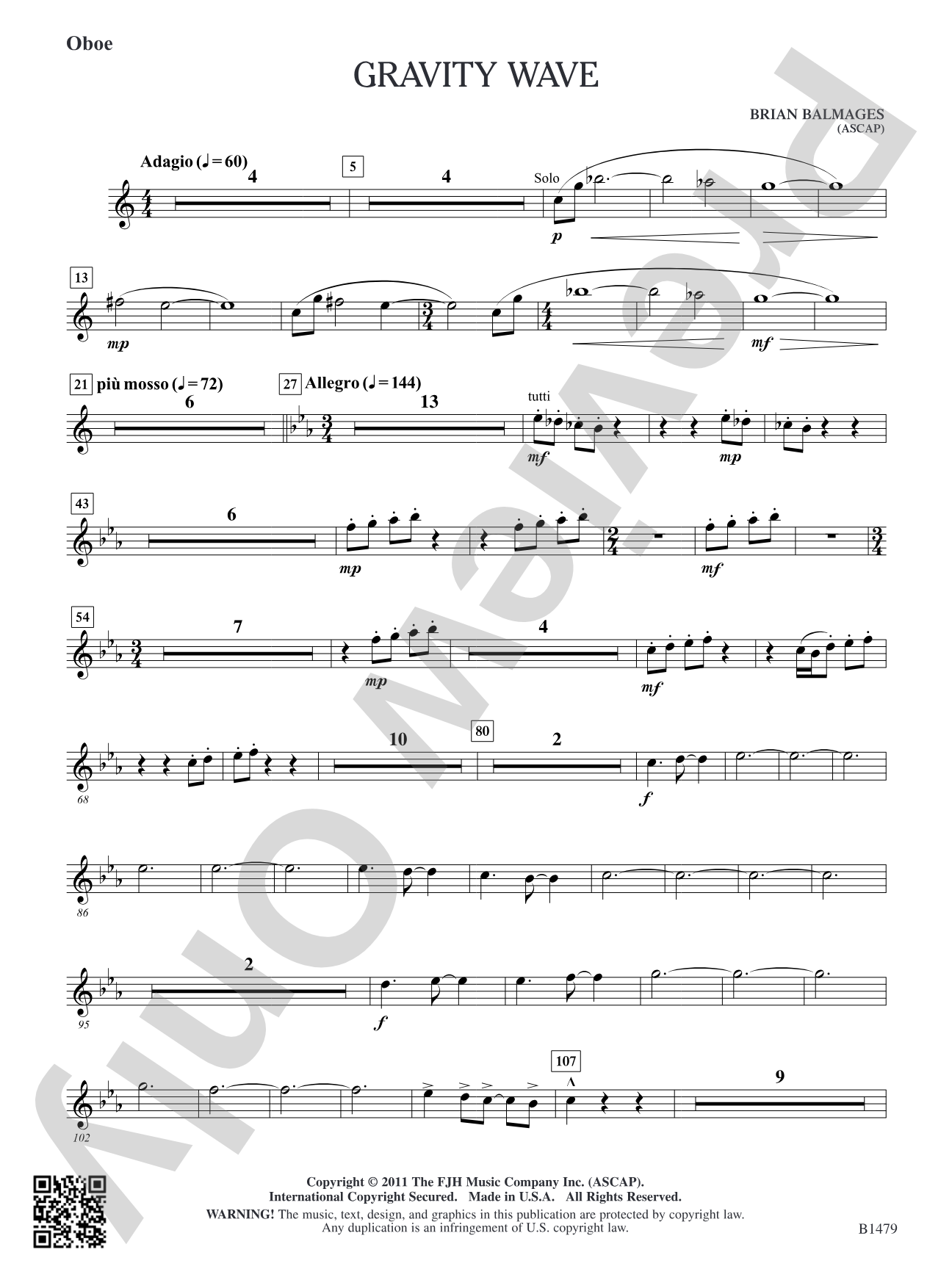 Gravity Wave: Oboe
