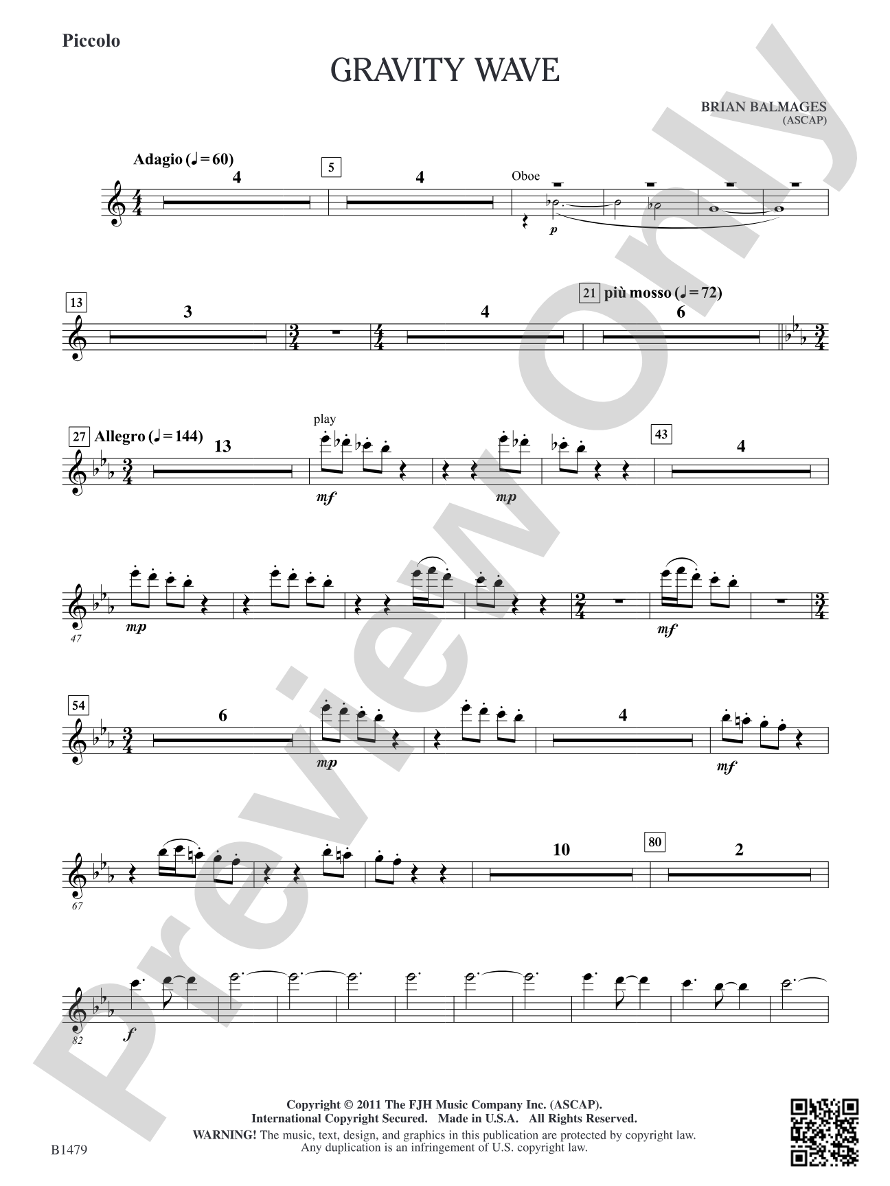 Gravity Wave: Piccolo