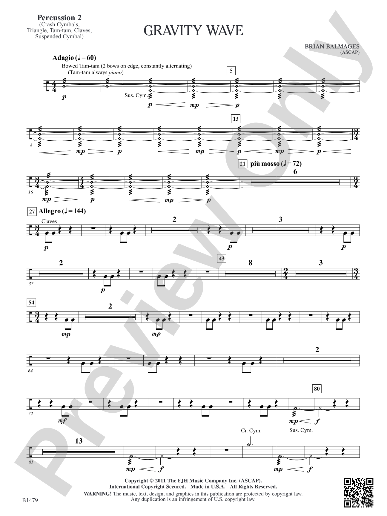 Gravity Wave: Percussion 2