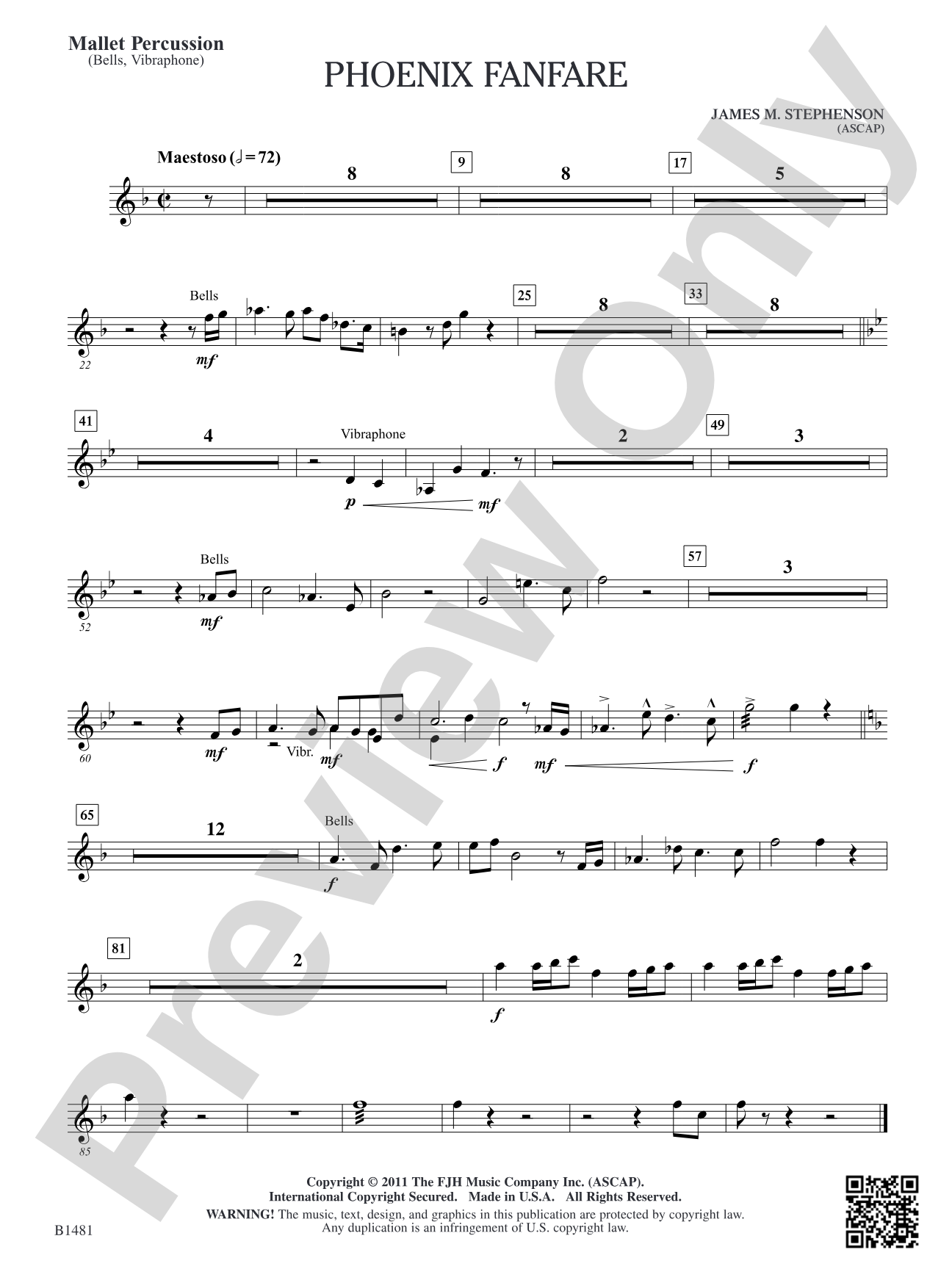 Phoenix Fanfare: Mallet Percussion