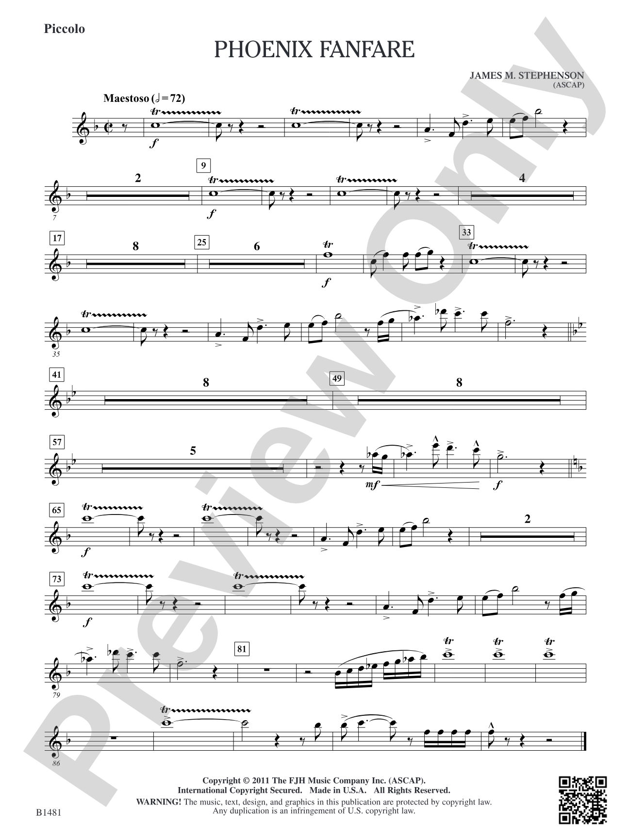 Phoenix Fanfare: Piccolo