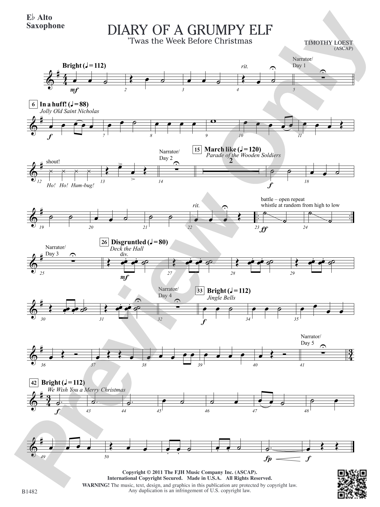 Diary of a Grumpy Elf: E-flat Alto Saxophone