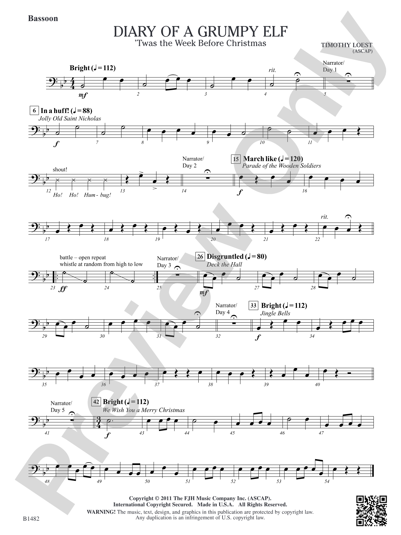 Diary of a Grumpy Elf: Bassoon