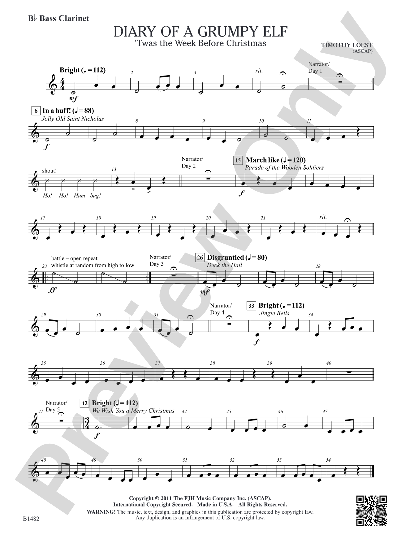 Diary of a Grumpy Elf: B-flat Bass Clarinet