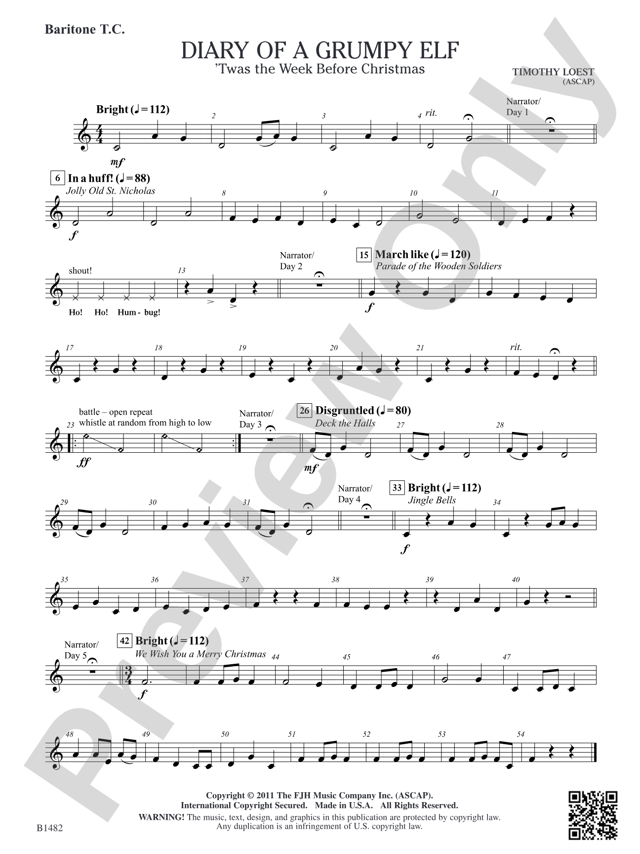 Diary of a Grumpy Elf: Baritone T.C.