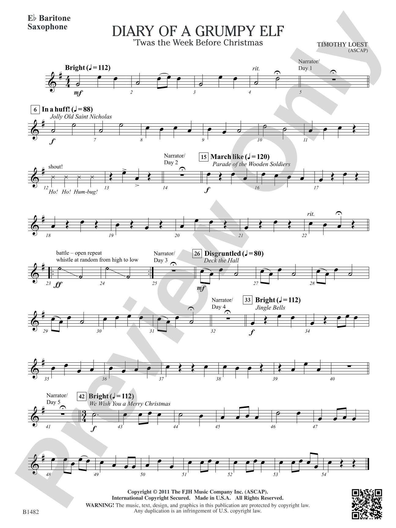 Diary of a Grumpy Elf: E-flat Baritone Saxophone