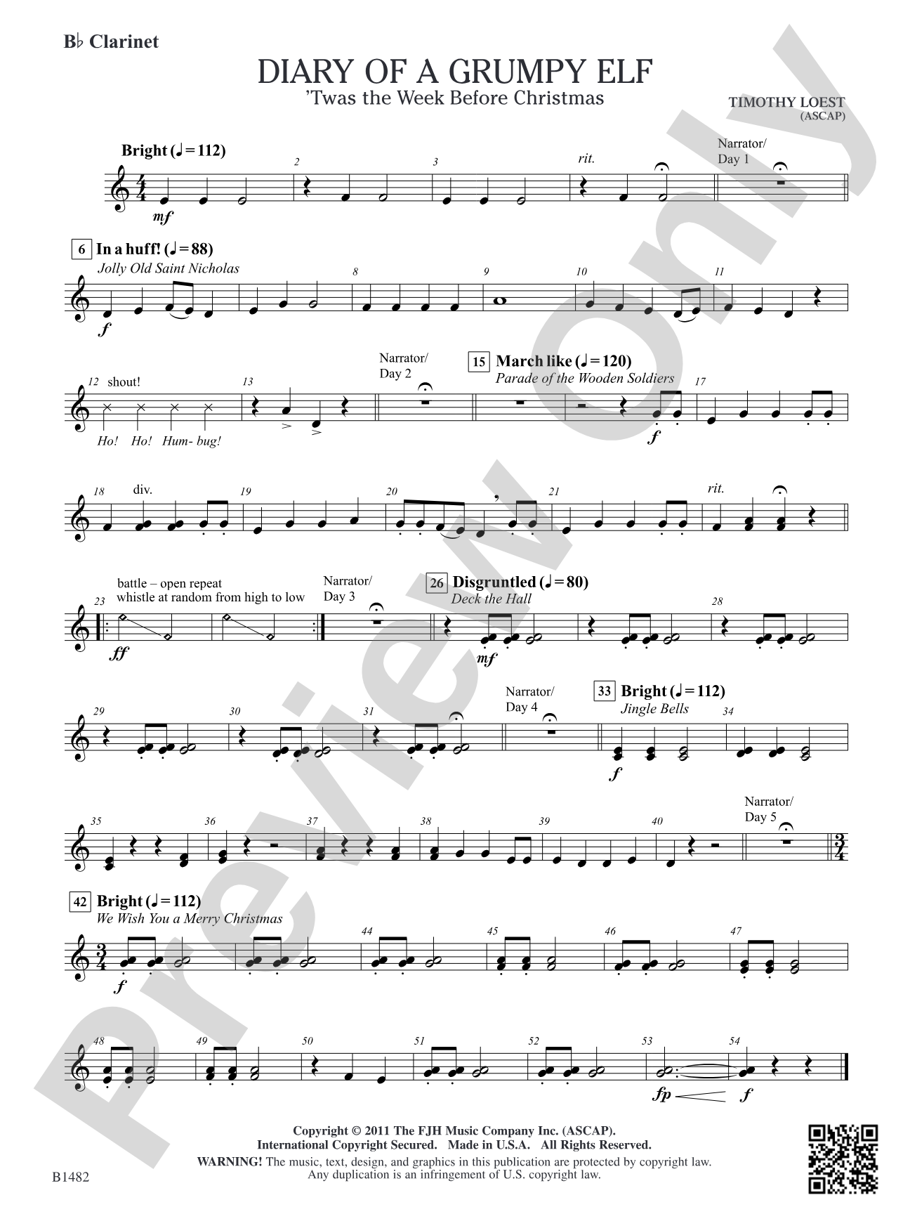 Diary of a Grumpy Elf: B-flat Clarinet
