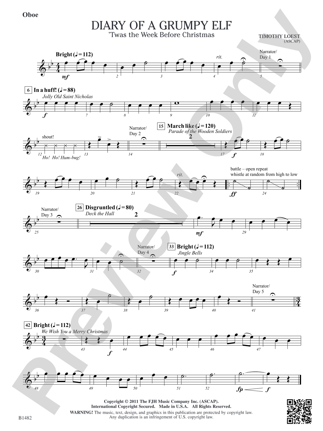Diary of a Grumpy Elf: Oboe