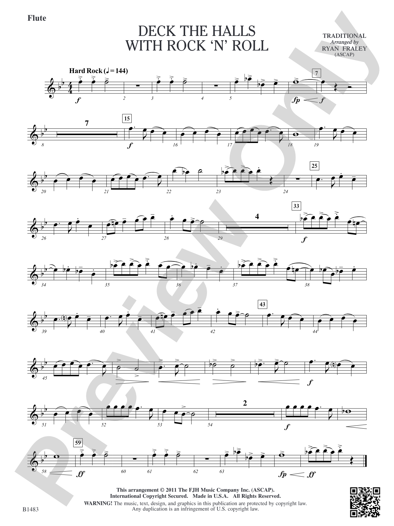 Deck the Halls with Rock 'n' Roll: Flute