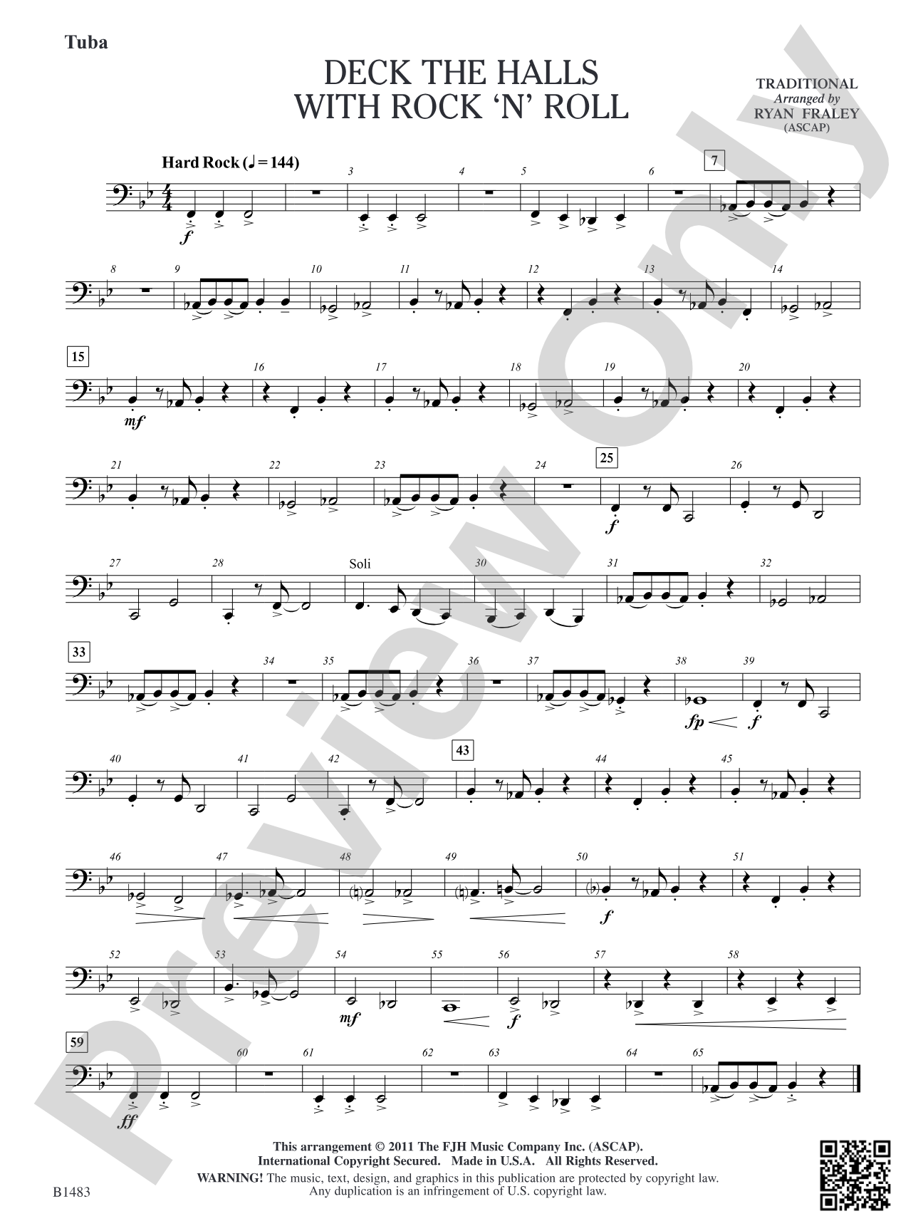 Deck the Halls with Rock 'n' Roll: Tuba