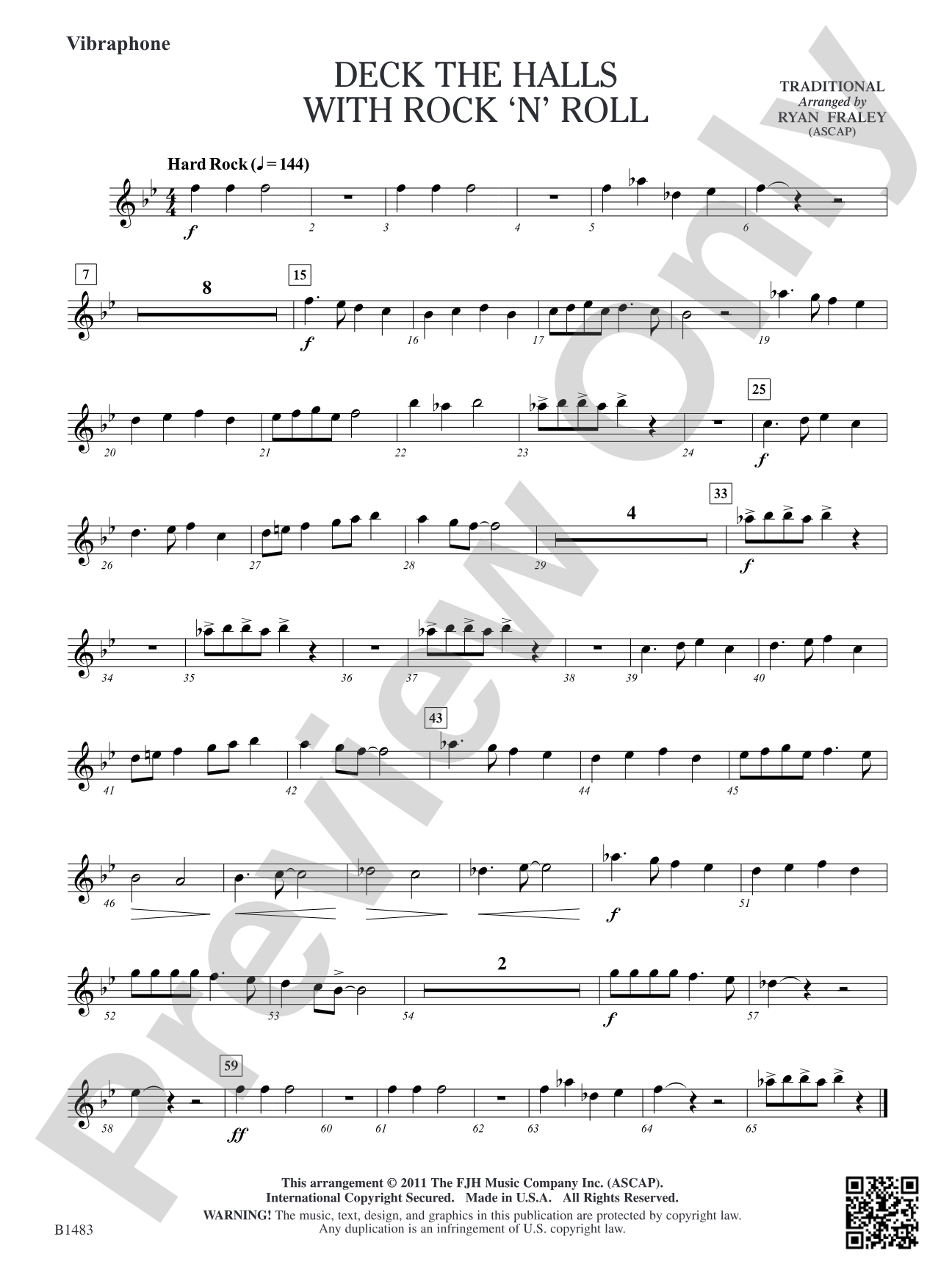 Deck the Halls with Rock 'n' Roll: Vibraphone