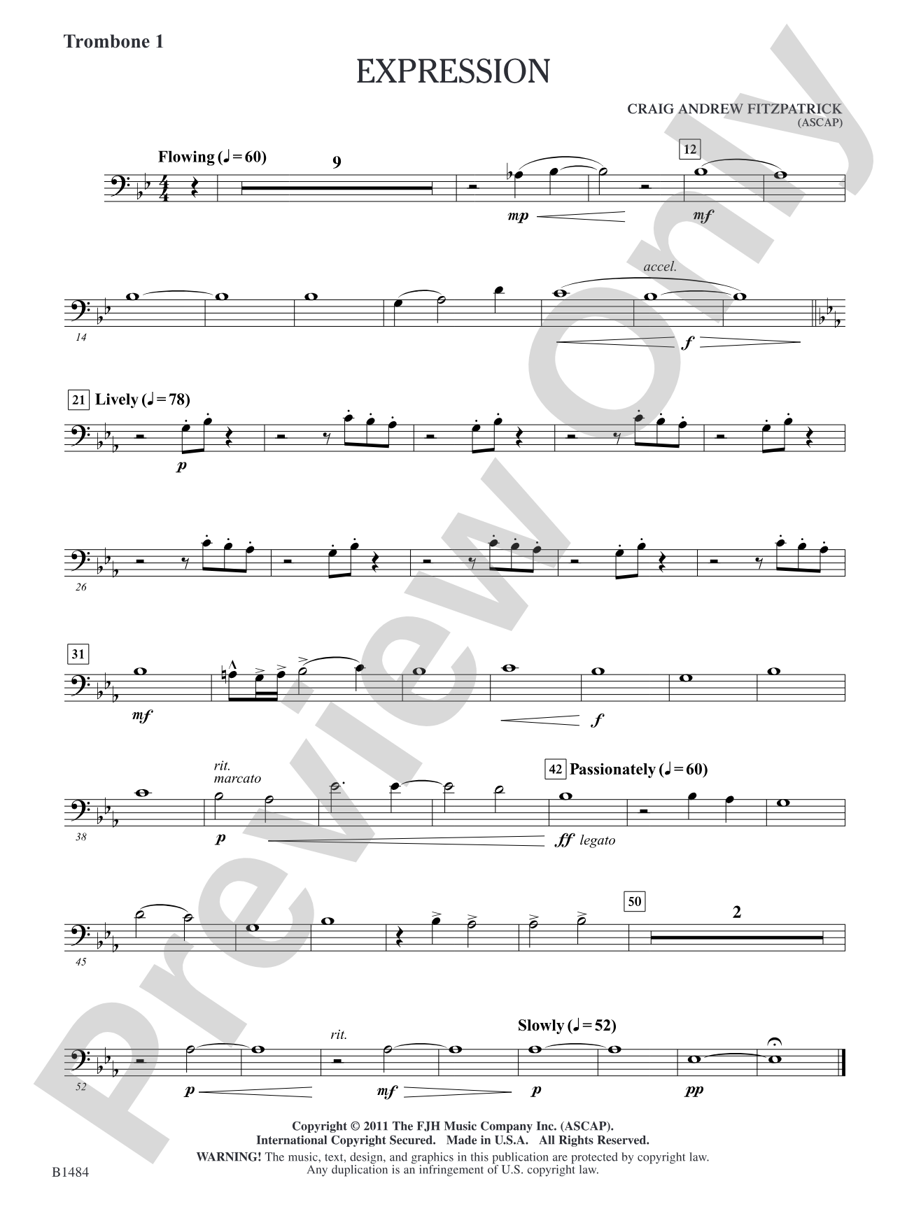 Expression: Trombone 1