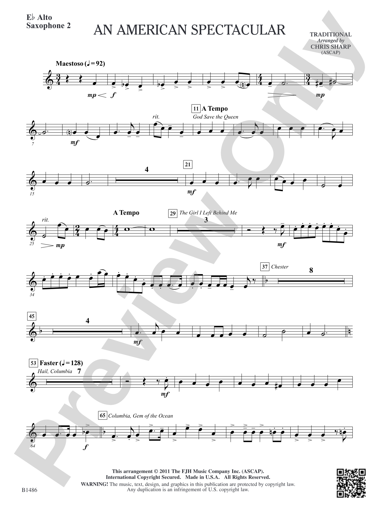 An American Spectacular: E-flat Alto Saxophone 2