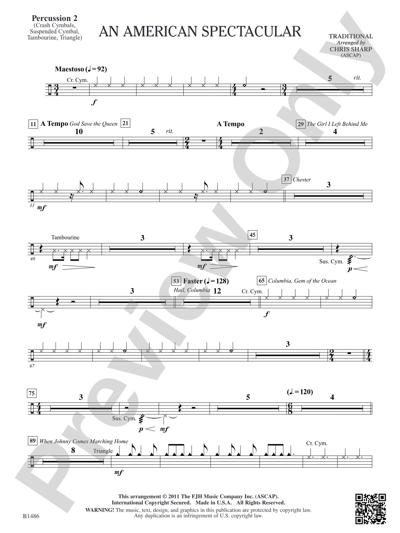 An American Spectacular: Percussion 2