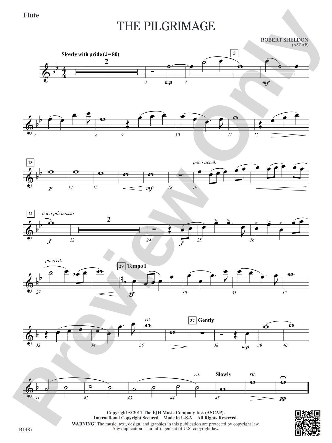 The Pilgrimage: Flute