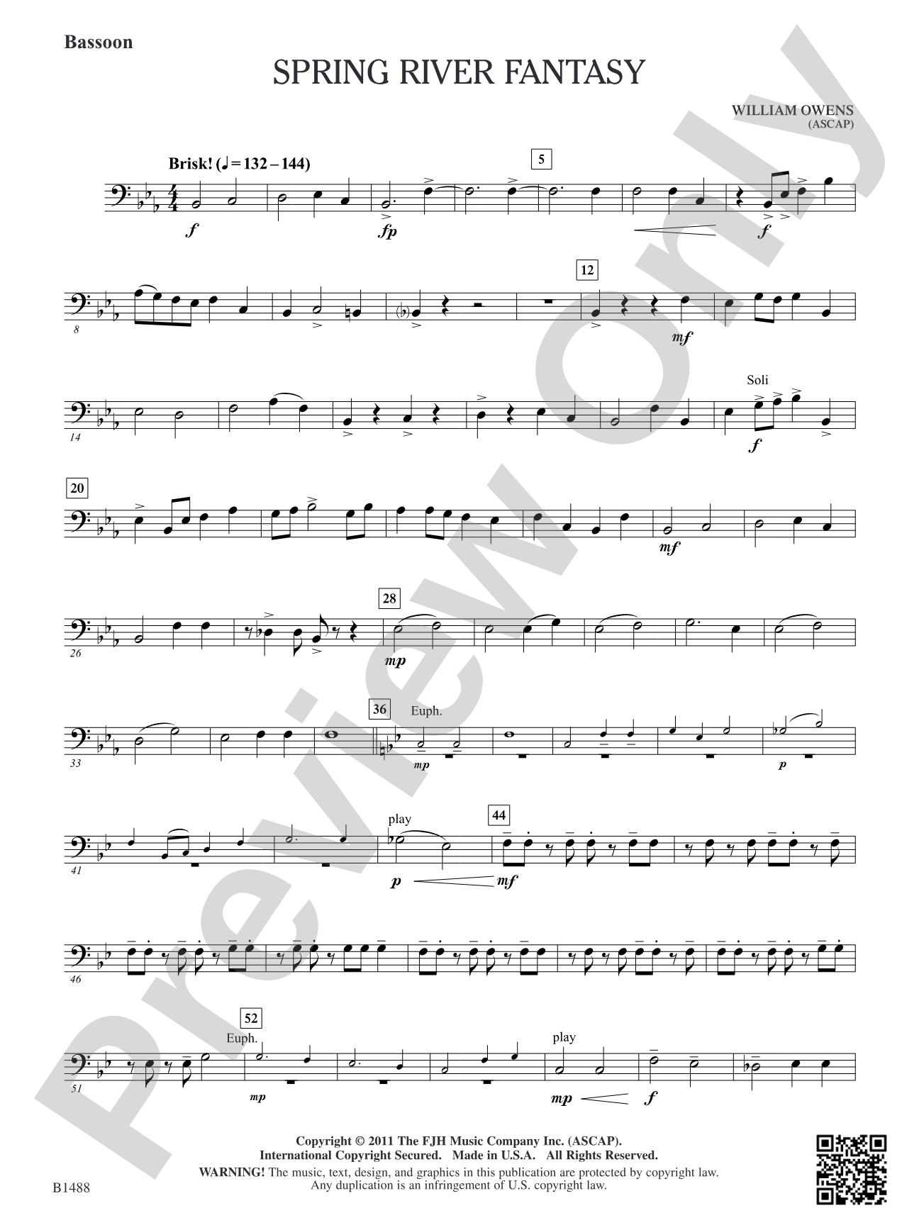 Spring River Fantasy: Bassoon