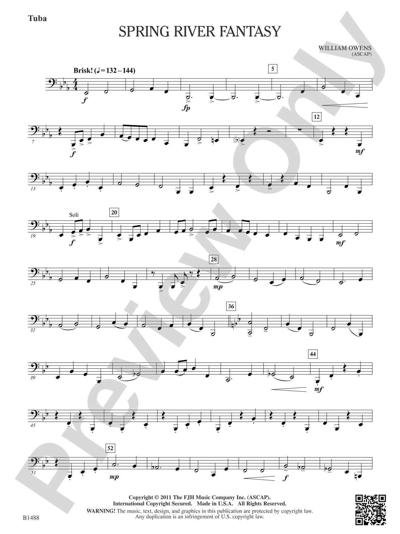 Spring River Fantasy: Tuba