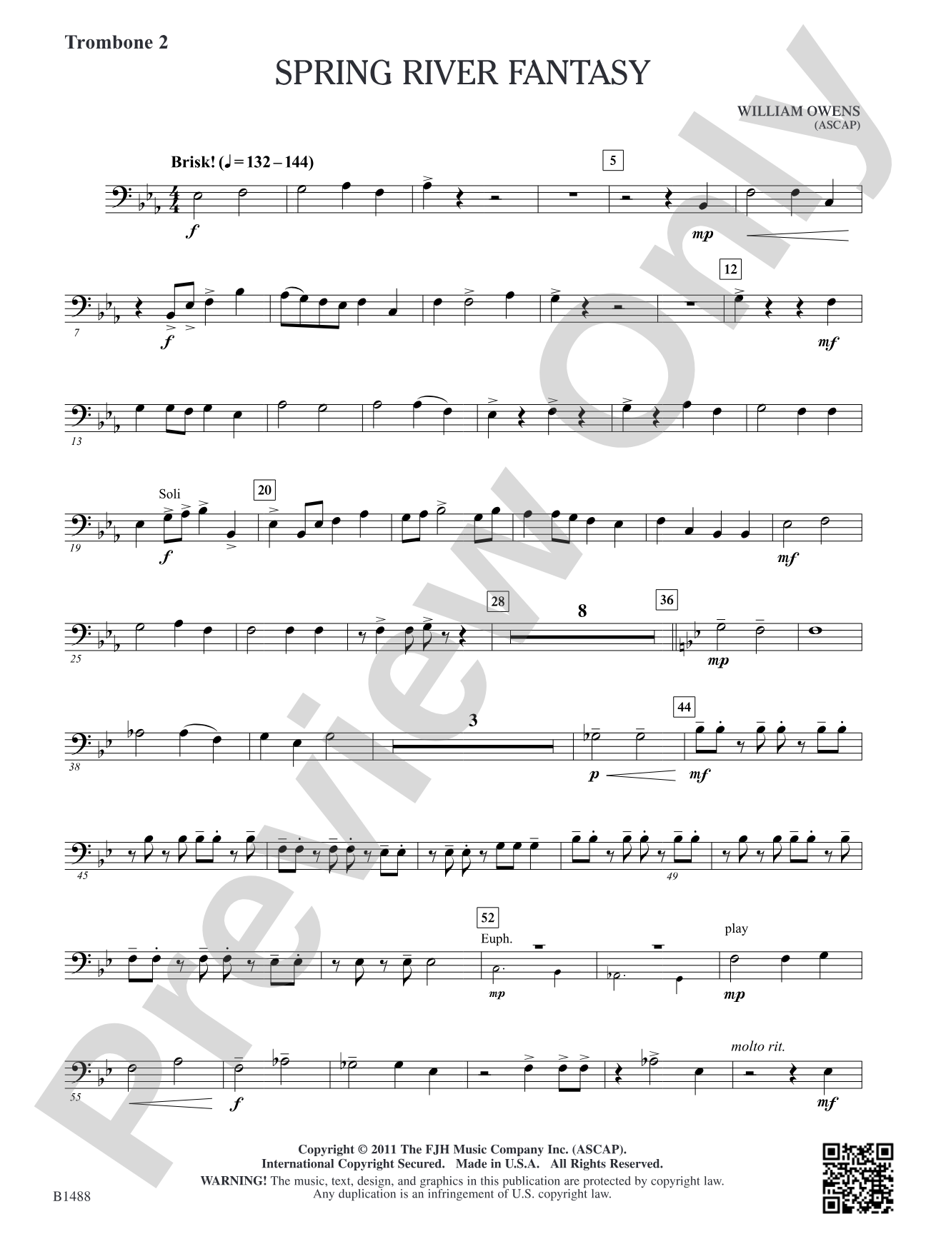 Spring River Fantasy: Trombone 2