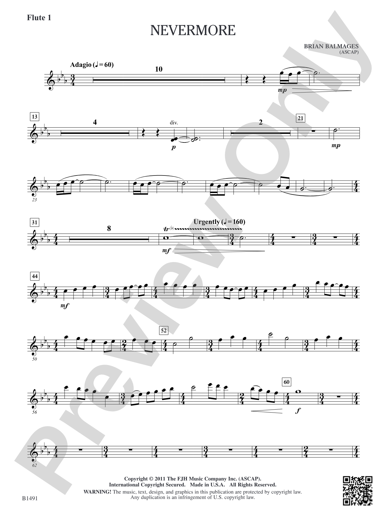 Nevermore: Flute 1