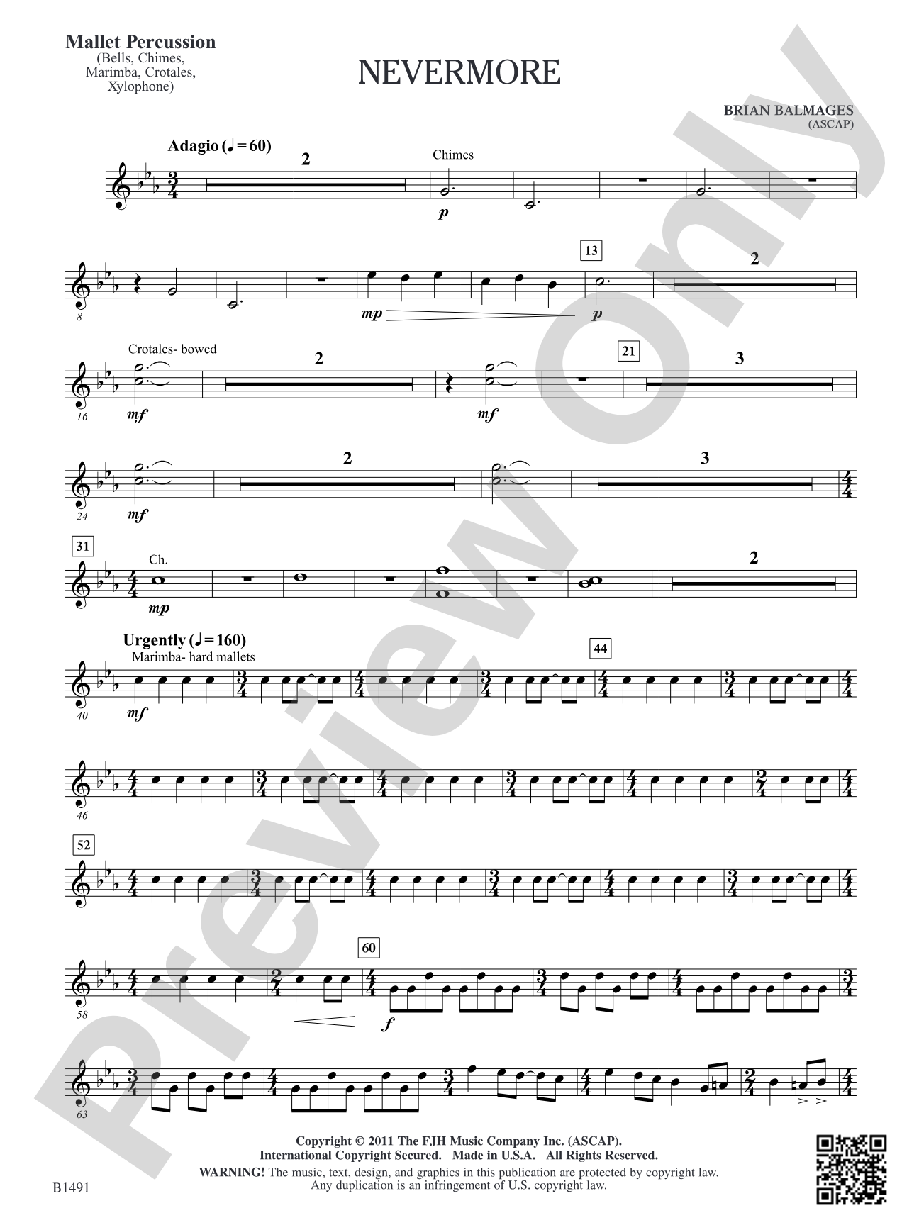 Nevermore: Mallet Percussion