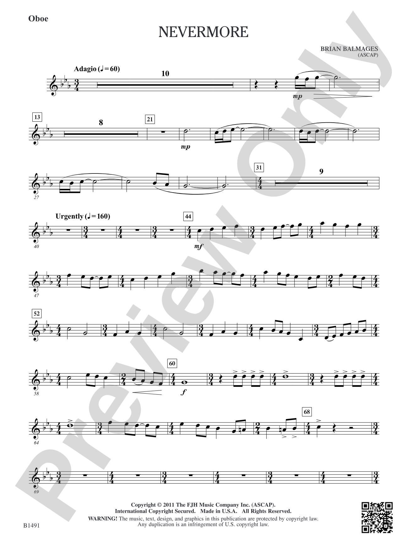 Nevermore: Oboe