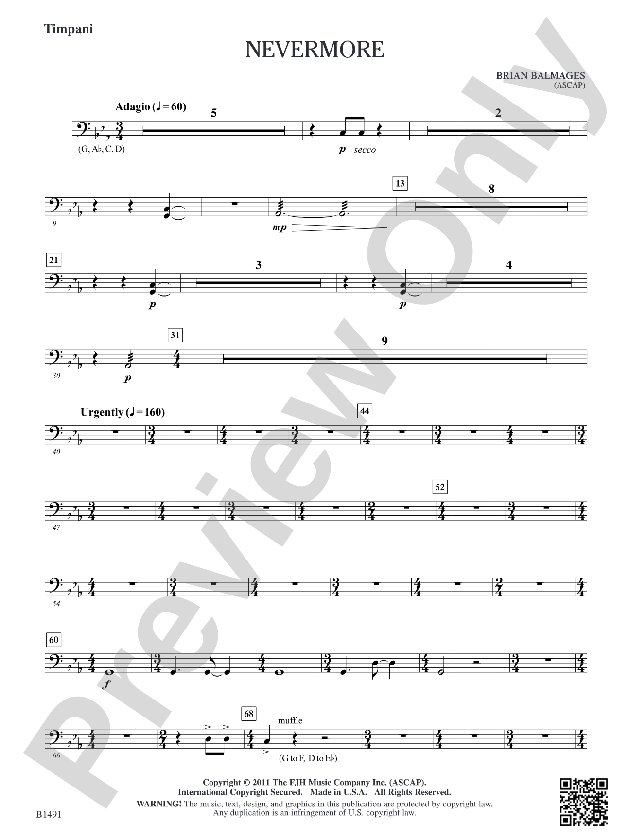 Nevermore: Timpani