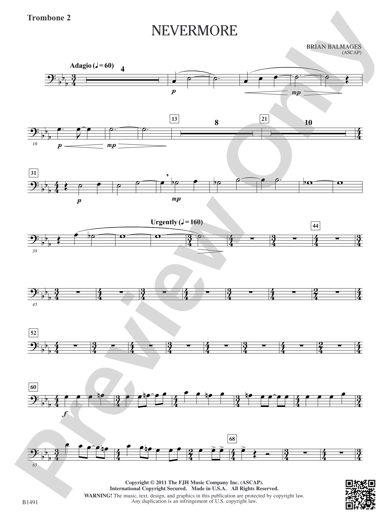 Nevermore: Trombone 2