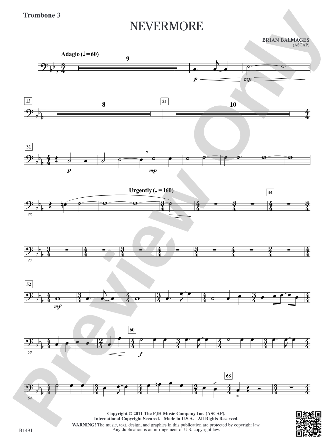 Nevermore: Trombone 3