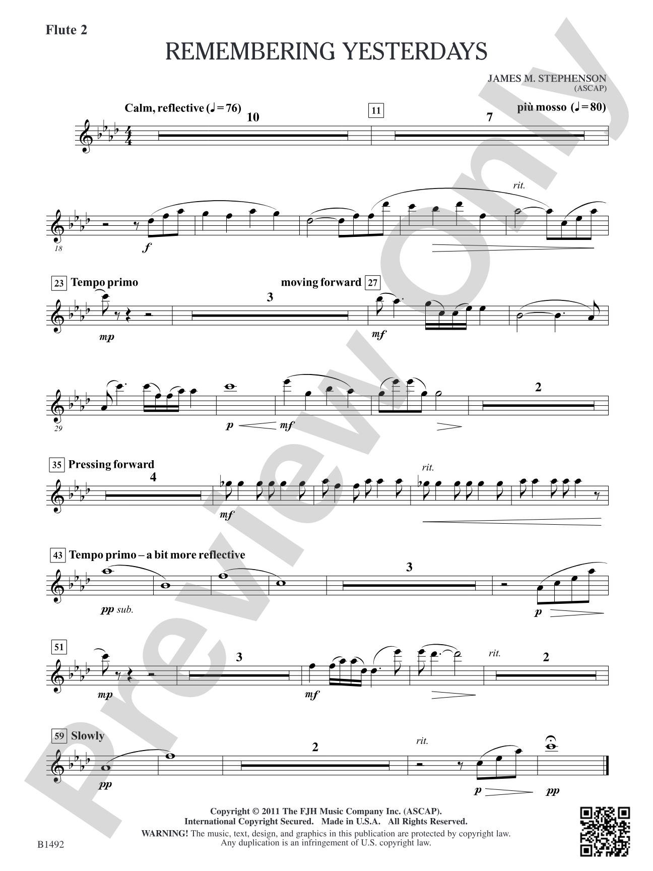 Remembering Yesterdays: Flute 2