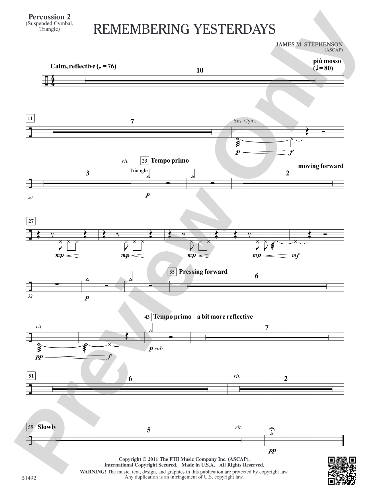 Remembering Yesterdays: Percussion 2