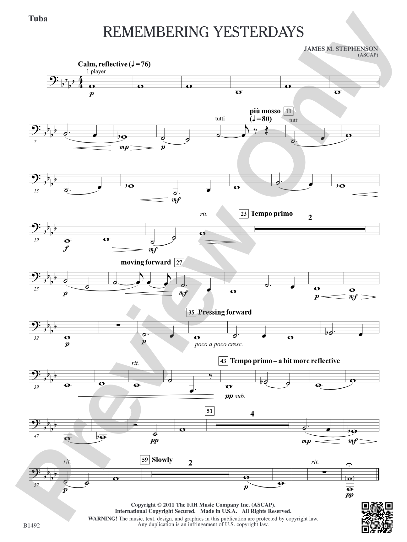 Remembering Yesterdays: Tuba
