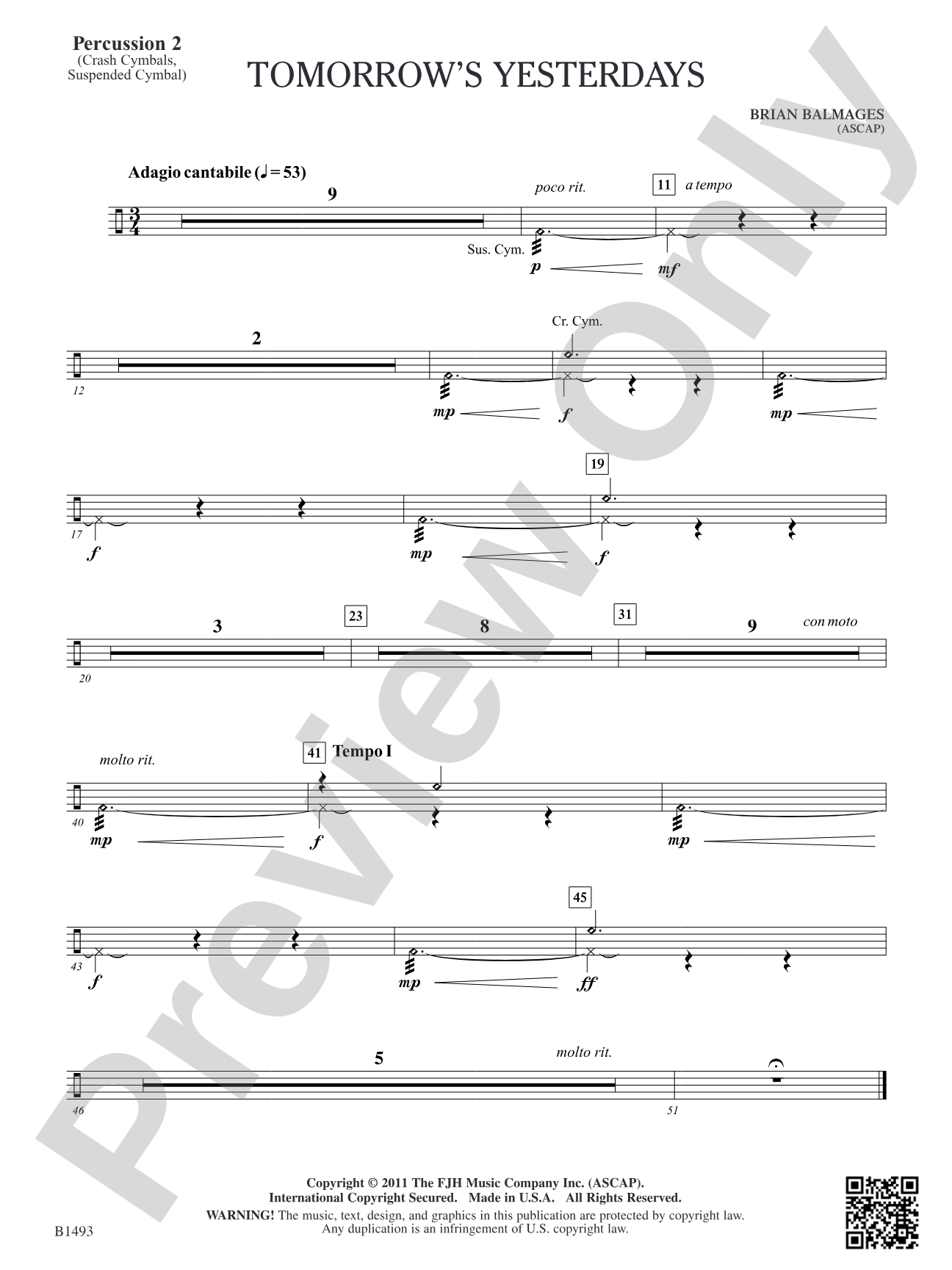 Tomorrow's Yesterdays: Percussion 2