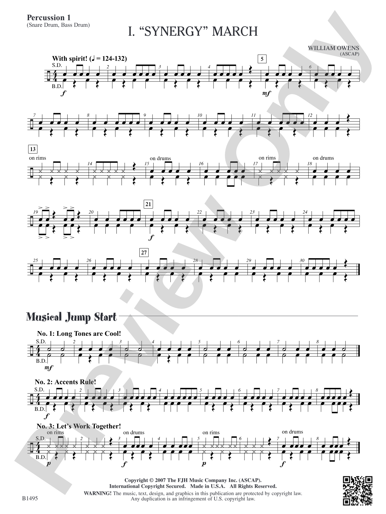 Curtain Up! (Complete Concert Starter Series Vol. 1): Percussion 1