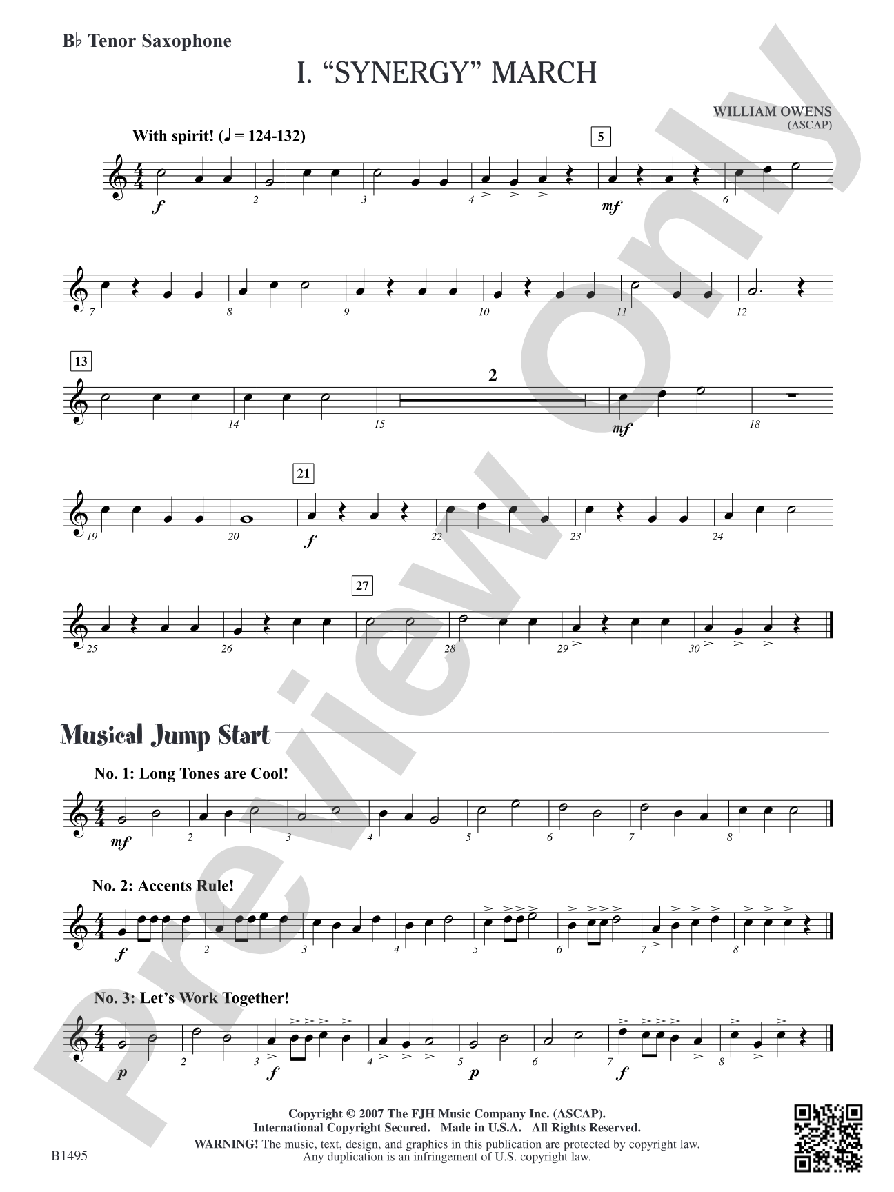 Curtain Up! (Complete Concert Starter Series Vol. 1): B-flat Tenor Saxophone