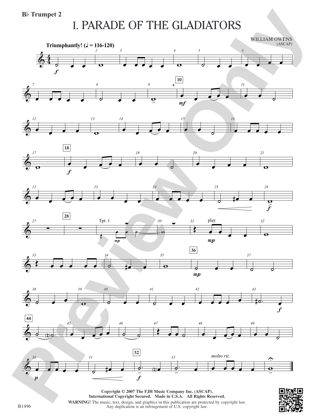 Curtain Up! (Complete Concert Beginning Band Vol.1): B-flat Trumpet 2