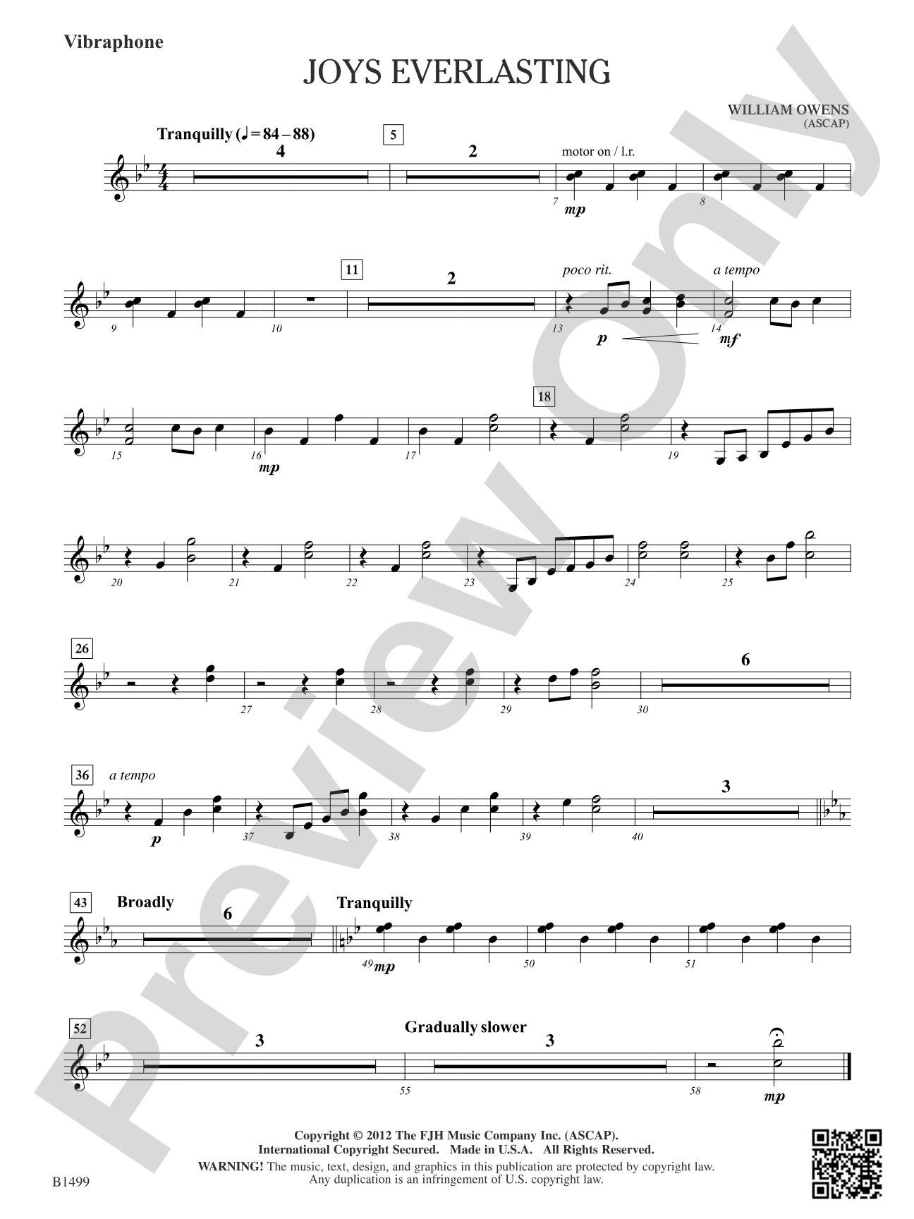 Joys Everlasting: Vibraphone