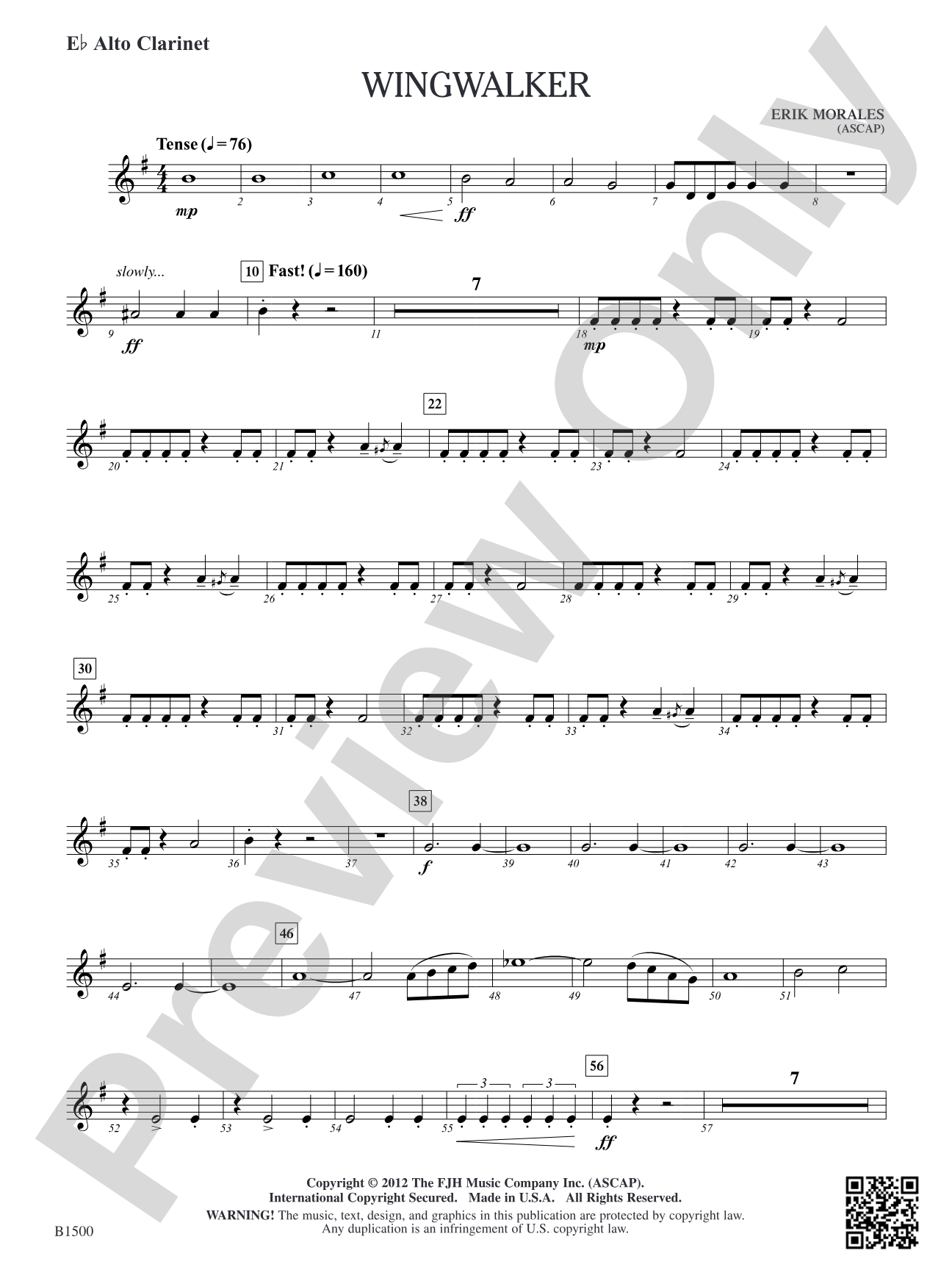 Wingwalker: E-flat Alto Clarinet