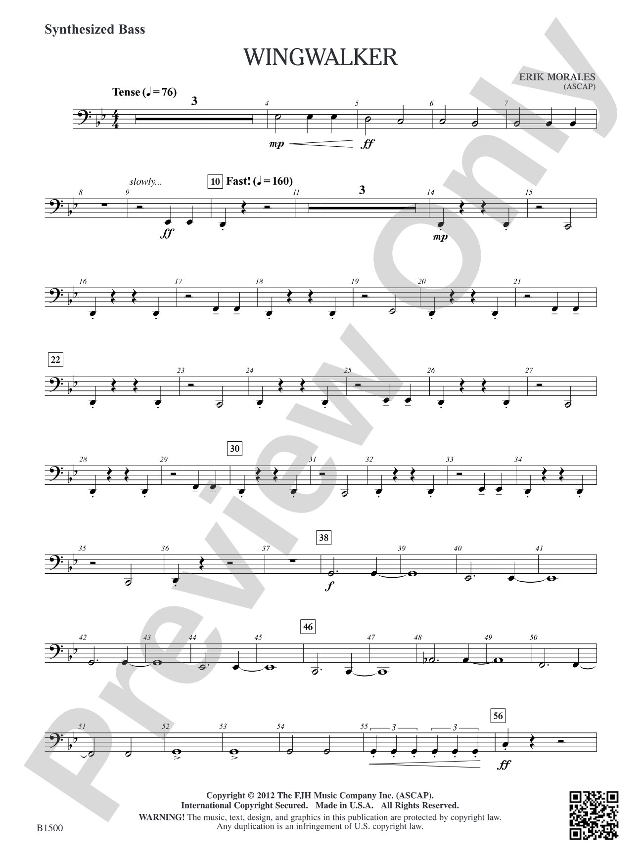 Wingwalker: Synthesized Bass (opt.)