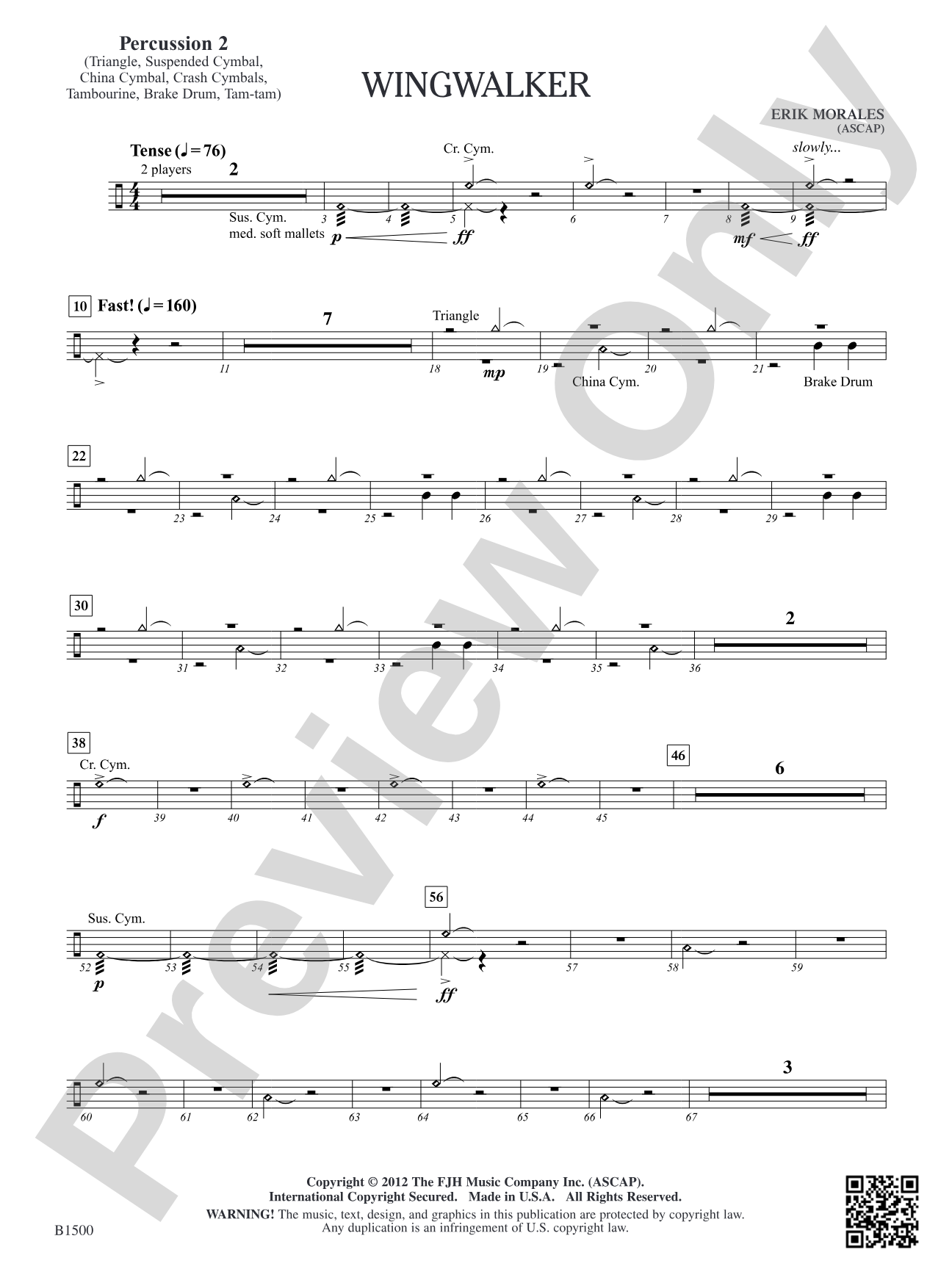 Wingwalker: Percussion 2